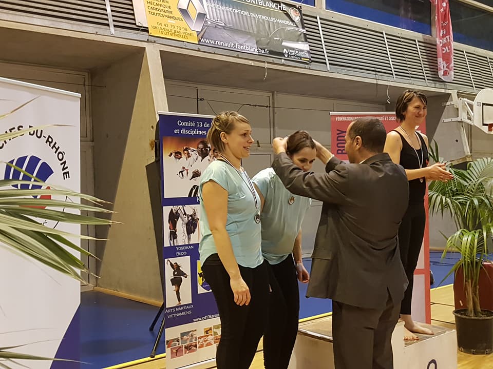 Médaille de bronze individuel cat Honneur 2 (Anaïs, Marjorie)