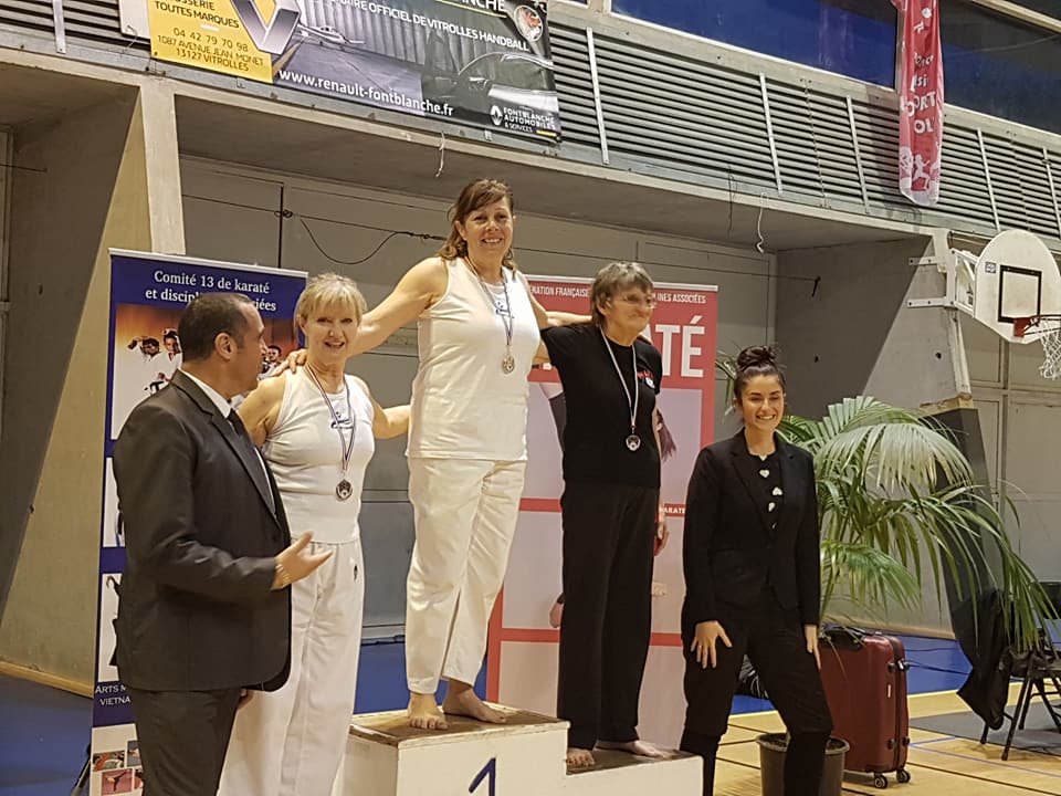 individuel Honneur 3  l'argent pour Patricia et l'or pour Marie